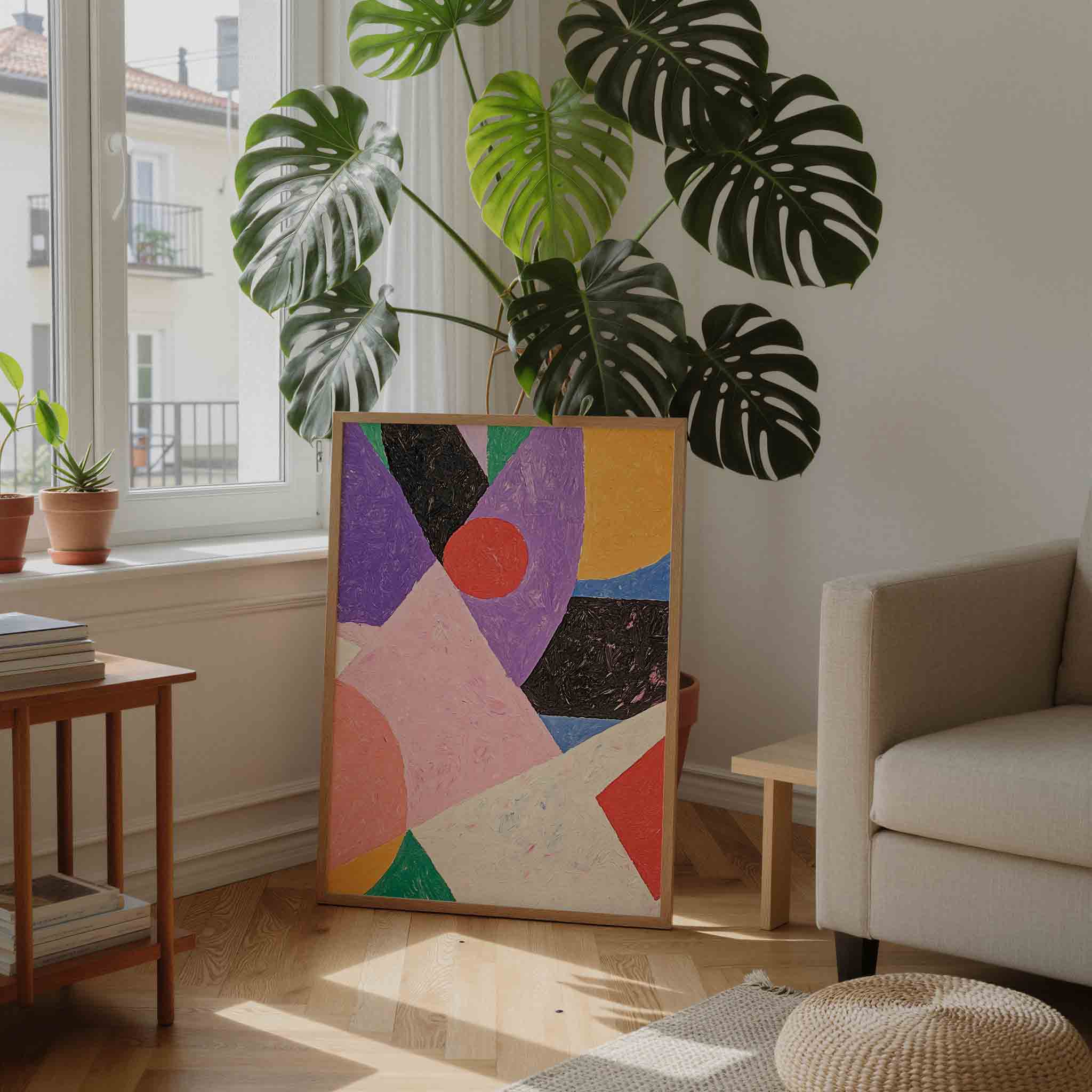 Abstracte vormen Poster