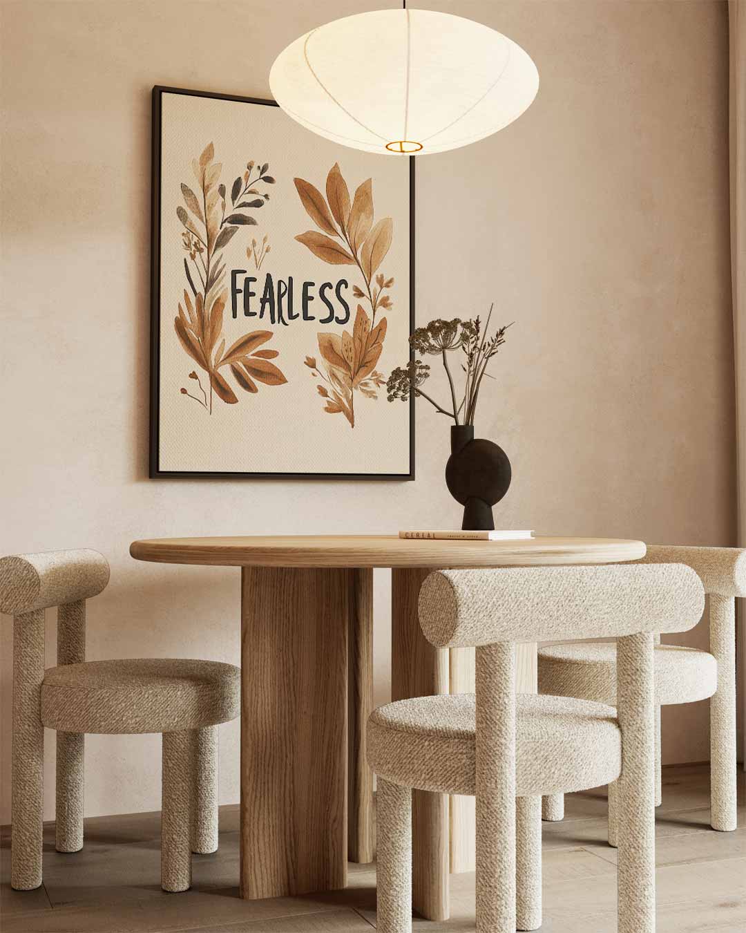 Fearless Botanical Kunstprint Kunstwerk-canvas-dibond-plexiglas-wanddecoratie-WallArtistic