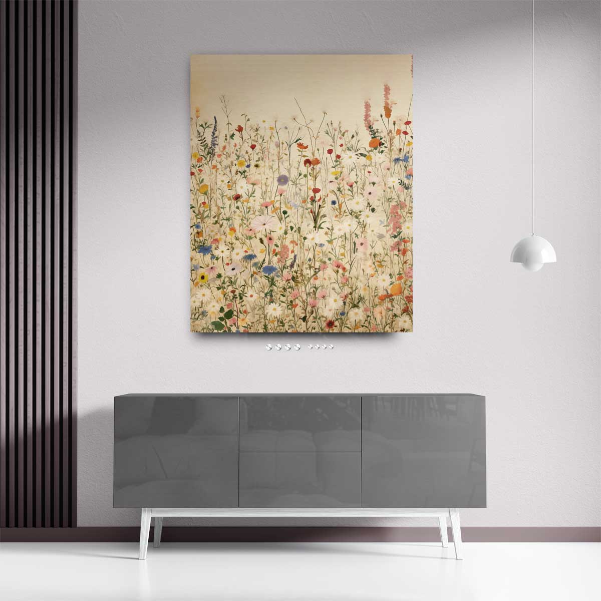 Veld Vol Wildbloemen Kunstwerk-canvas-dibond-plexiglas-wanddecoratie-WallArtistic
