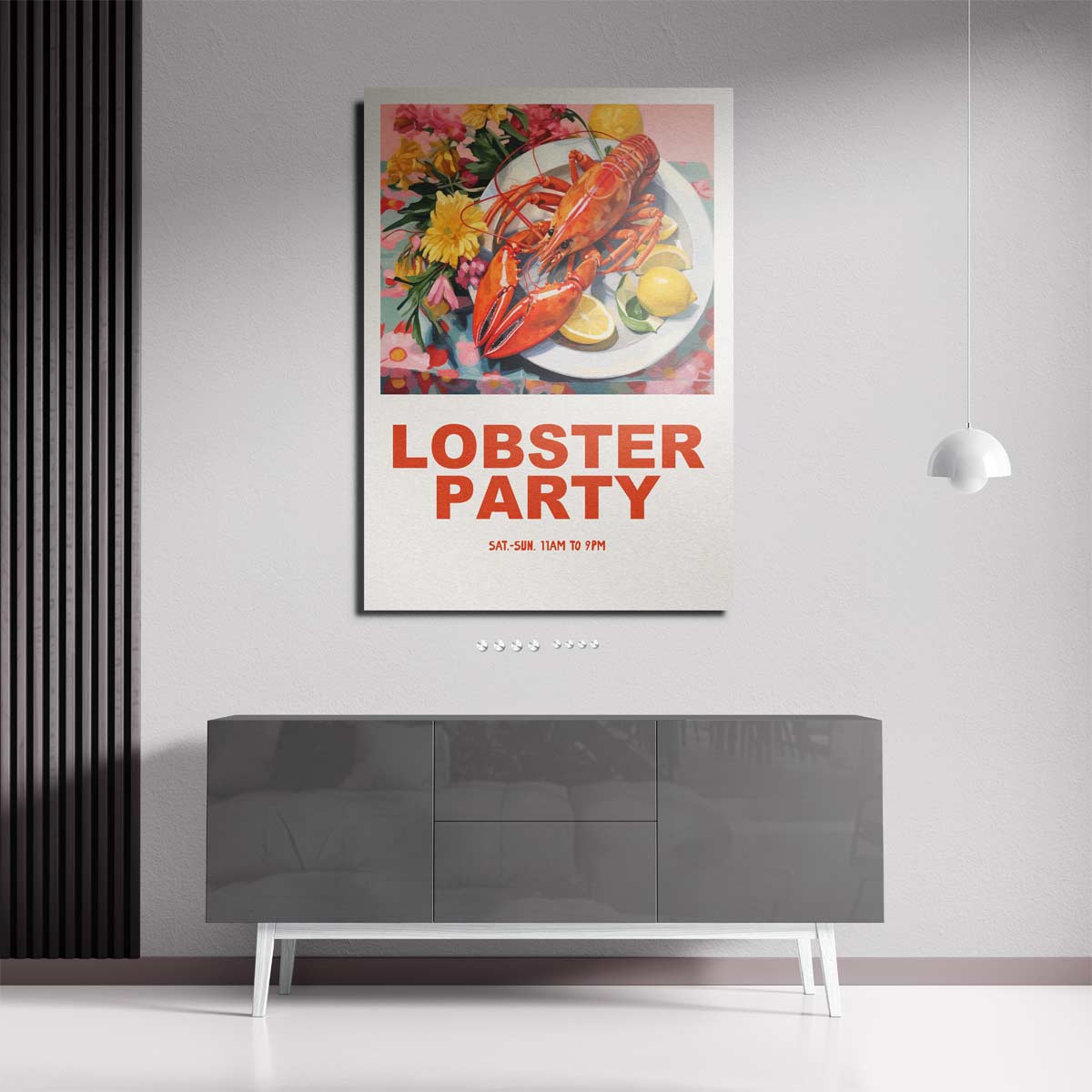 Lobster Party Poster