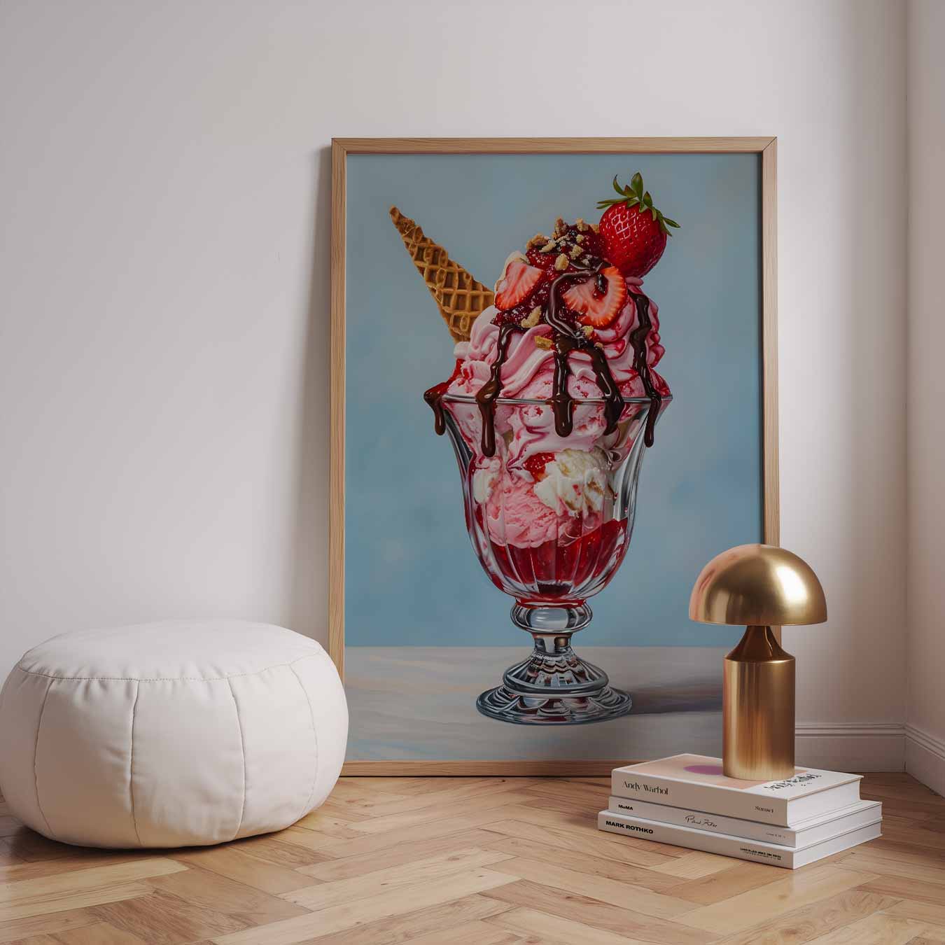 Zoete Verleiding IJscoupe Poster-WallArtistic