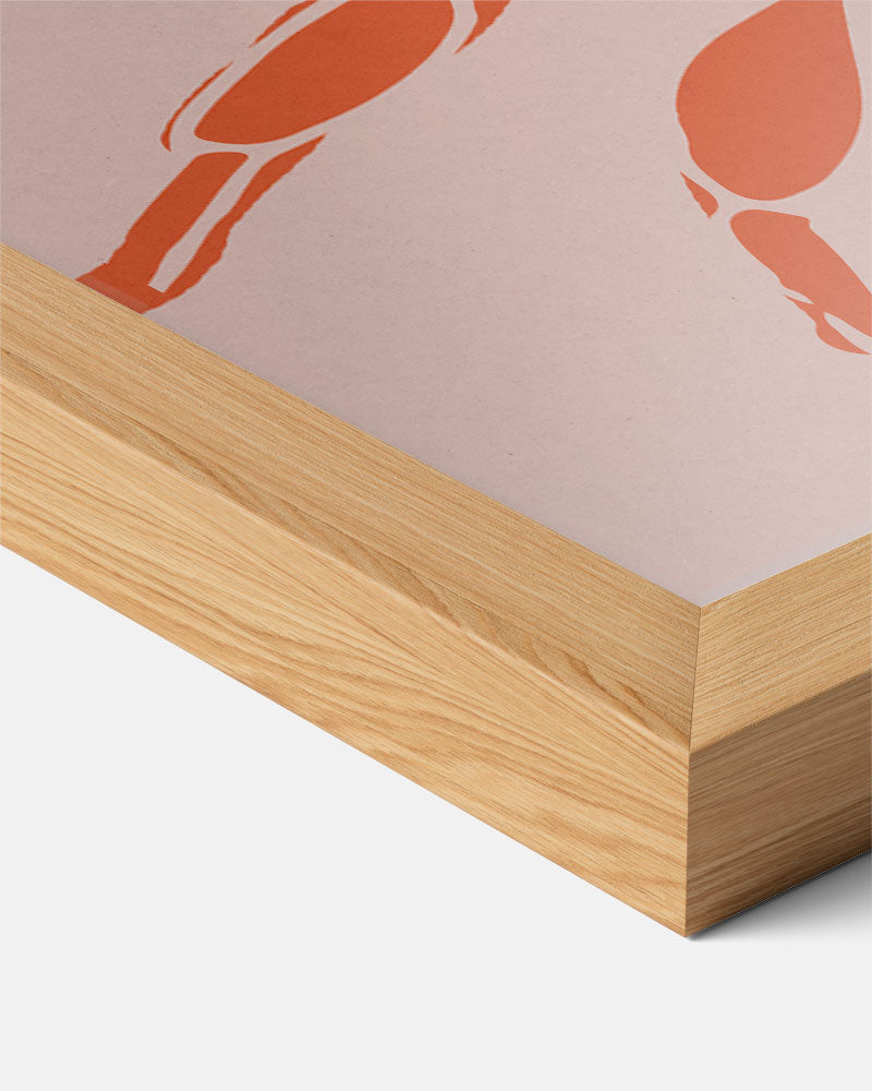 Abstracte Kreeft Illustratie Poster-WallArtistic