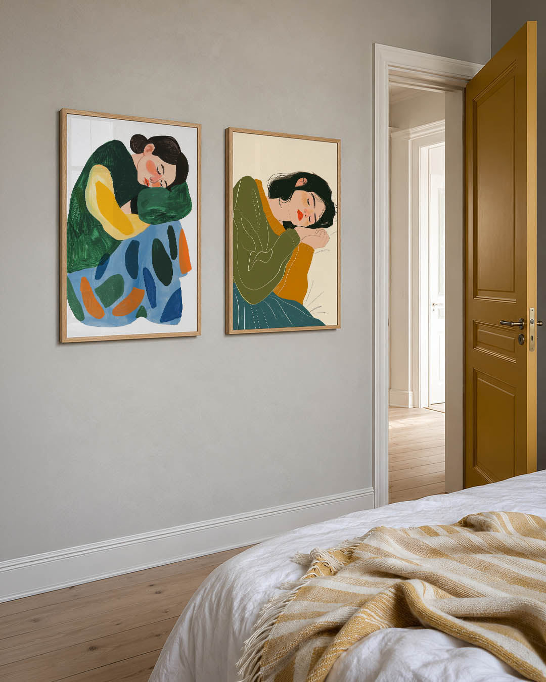 Vorm en kleurenspel Posterset