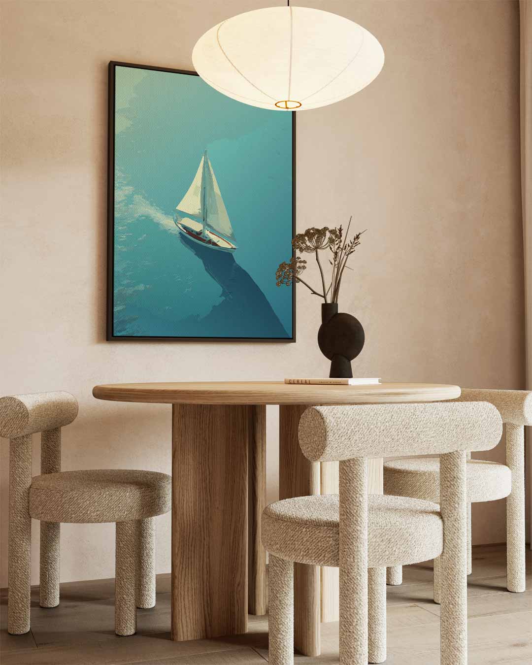 Zacht Briesje op Zee Kunstwerk-canvas-dibond-plexiglas-wanddecoratie-WallArtistic
