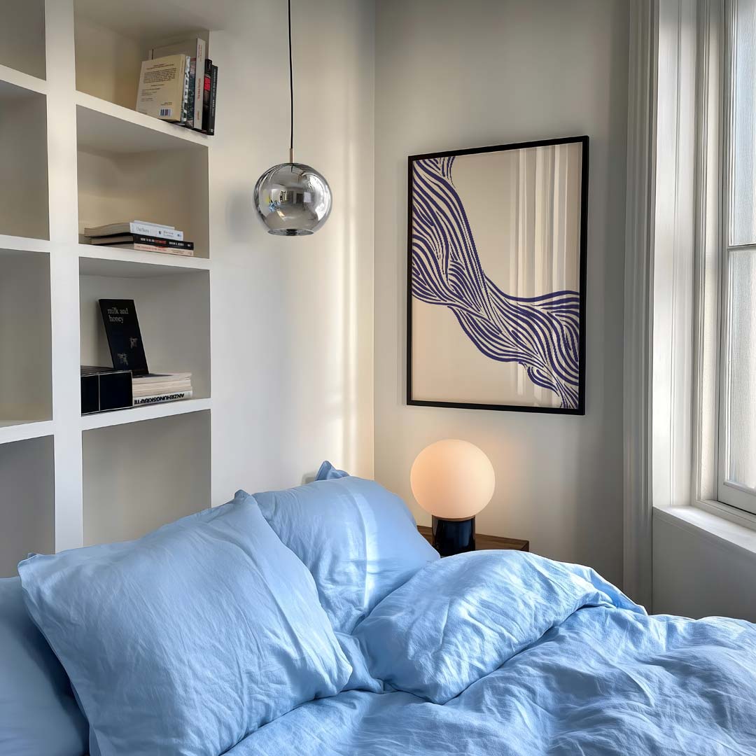 Moderne Organische Lijnen Poster-WallArtistic