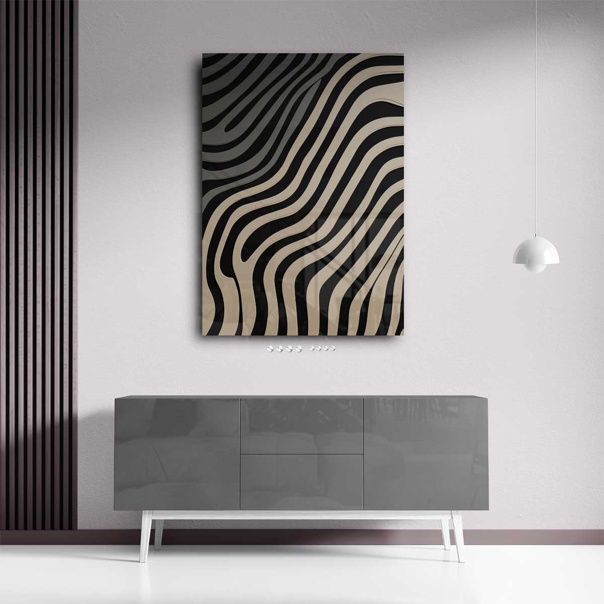 Golvend Ritme Wandkunst Kunstwerk-canvas-dibond-plexiglas-wanddecoratie-WallArtistic