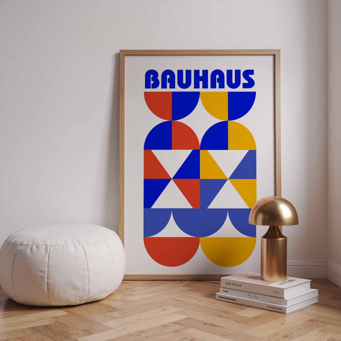 Bauhaus Stijlvolle Geometrie Poster-WallArtistic