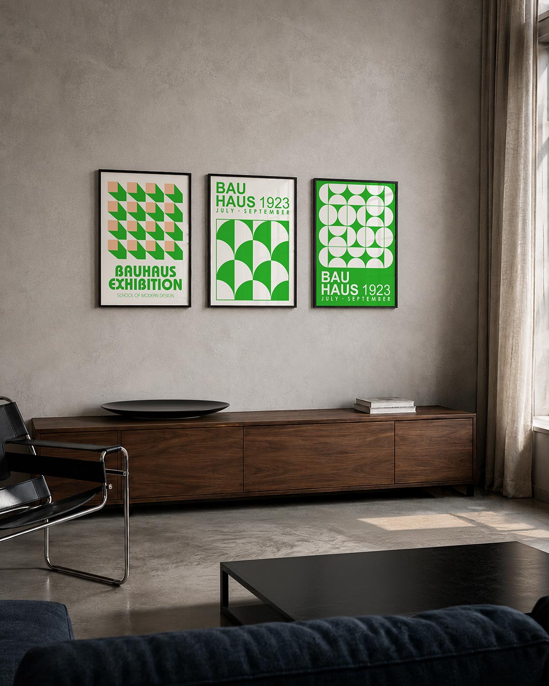 Vorm en schaduw Posterset