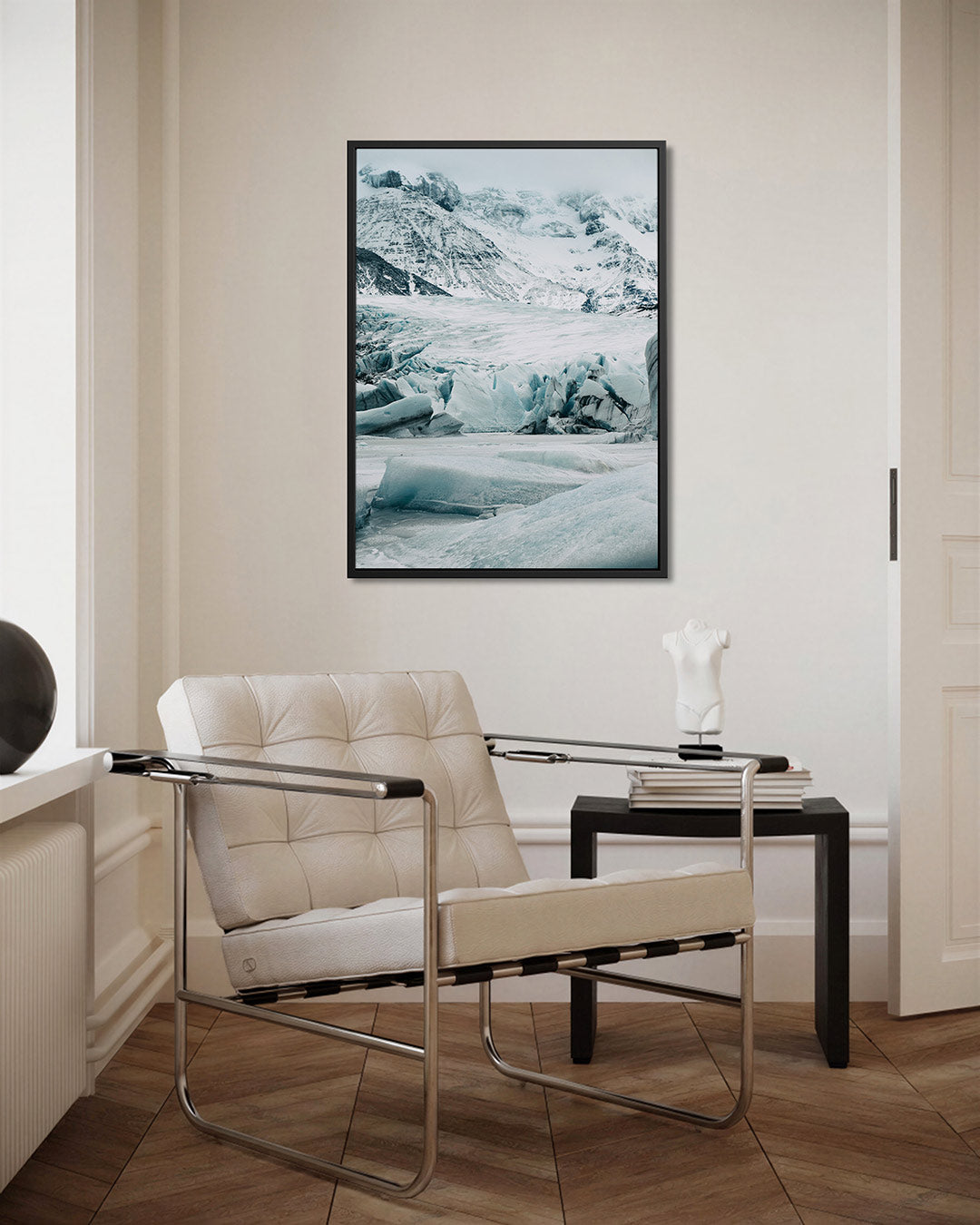 Ijslandschap panorama Kunstwerk