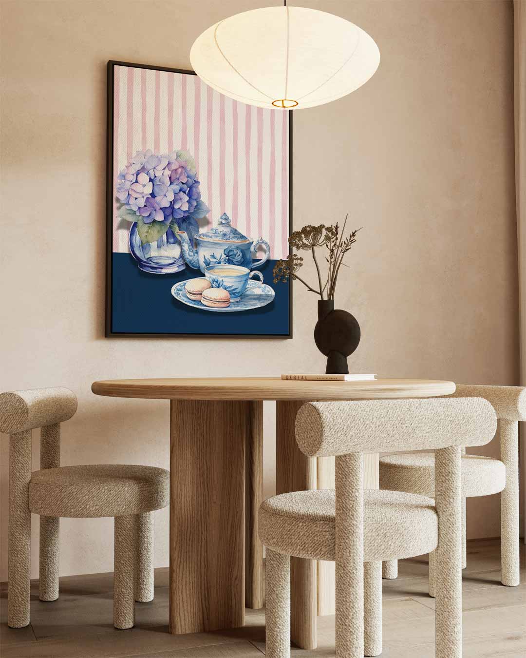Romantisch Thee Moment Kunstwerk-canvas-dibond-plexiglas-wanddecoratie-WallArtistic