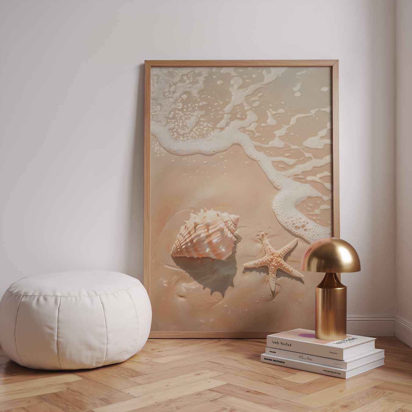 Zomers Strand Plein Air Poster-WallArtistic