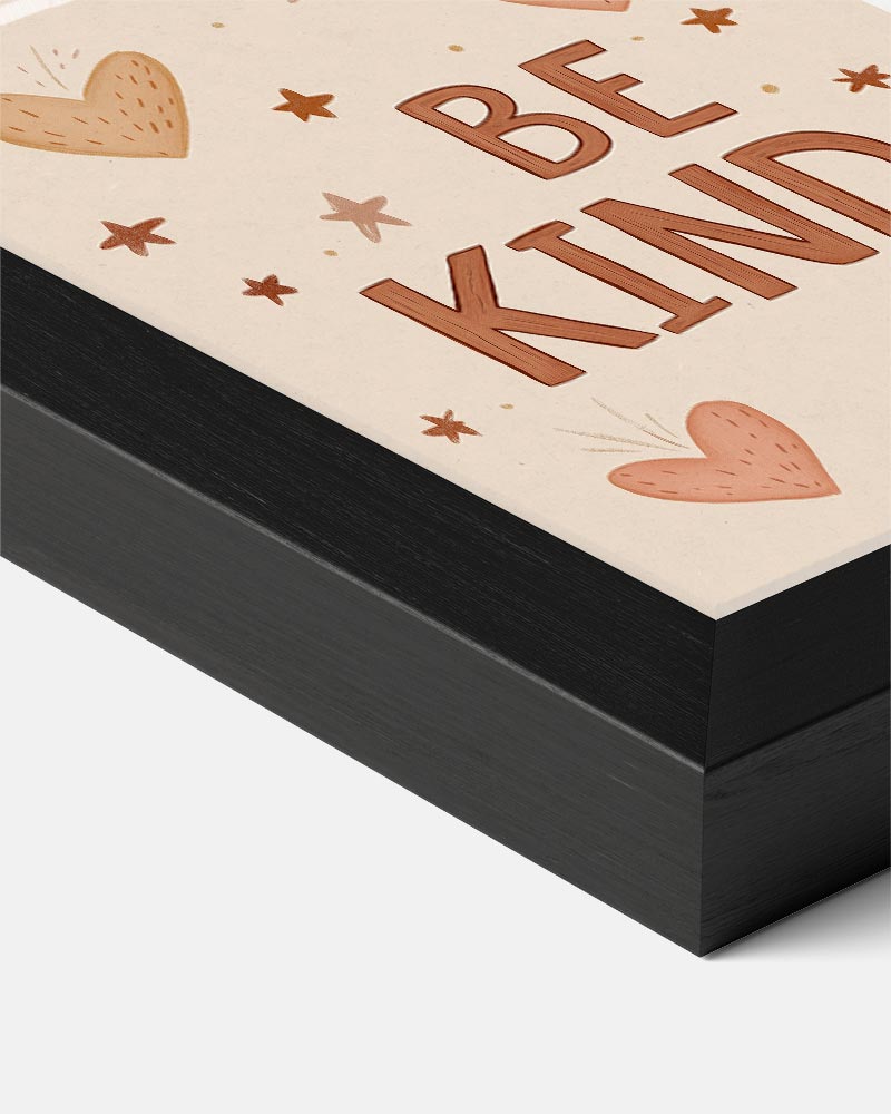 Be Kind Hartjes Poster-WallArtistic