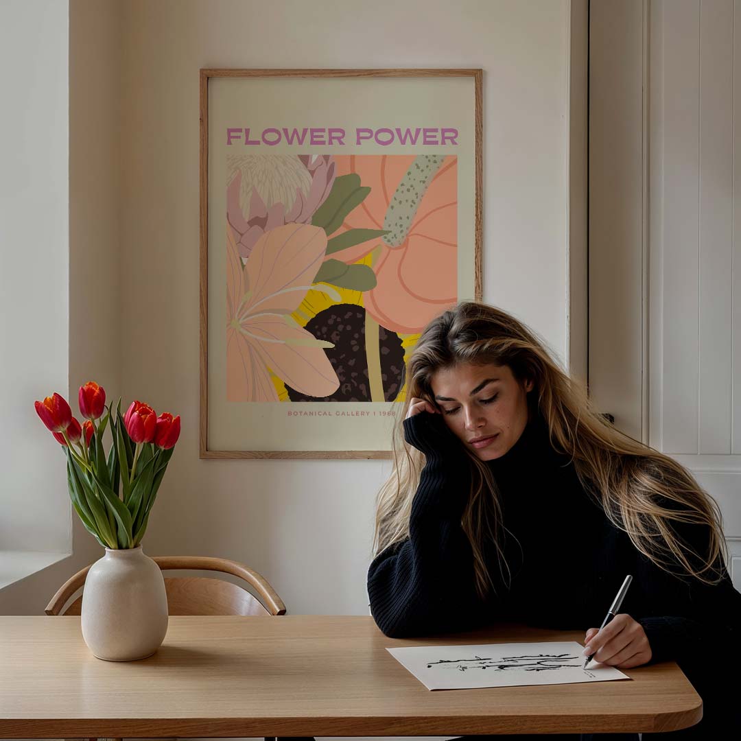Flower Power Botanische Poster-WallArtistic