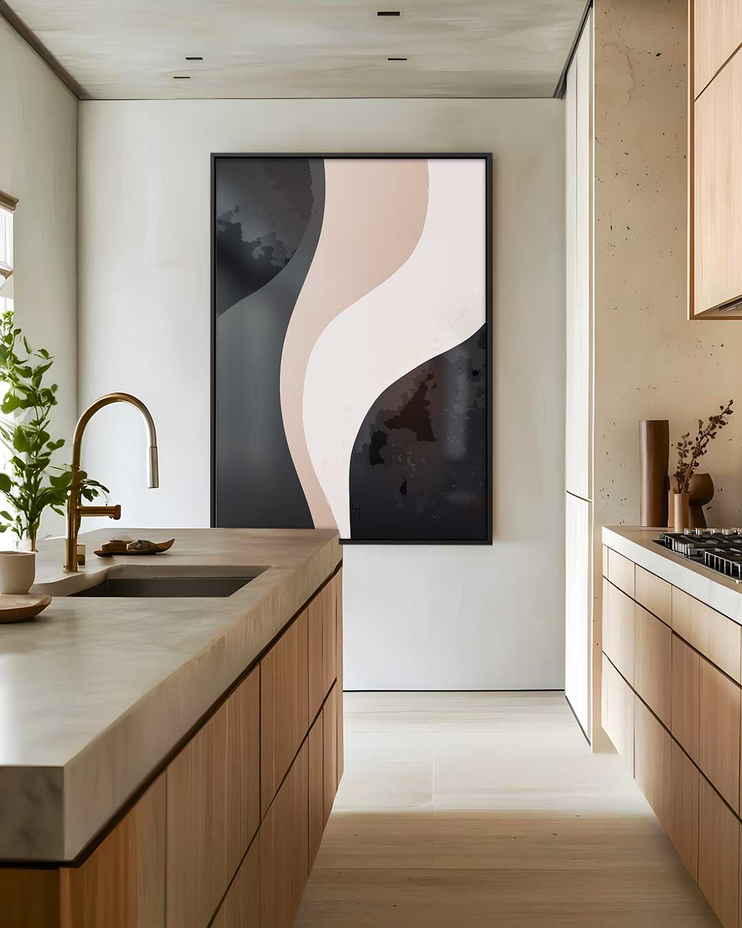 Abstracte Elegantie Kunstwerk-canvas-dibond-plexiglas-wanddecoratie-WallArtistic