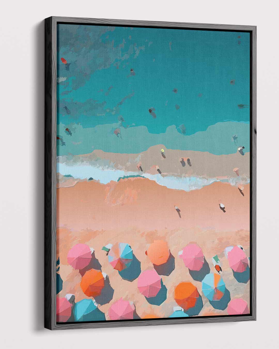 Zomers Strandavontuur Kunstwerk-canvas-dibond-plexiglas-wanddecoratie-WallArtistic