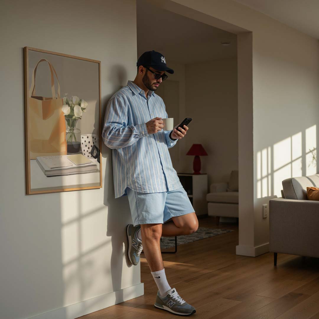 Elegant Thuiswerkplek Poster-WallArtistic