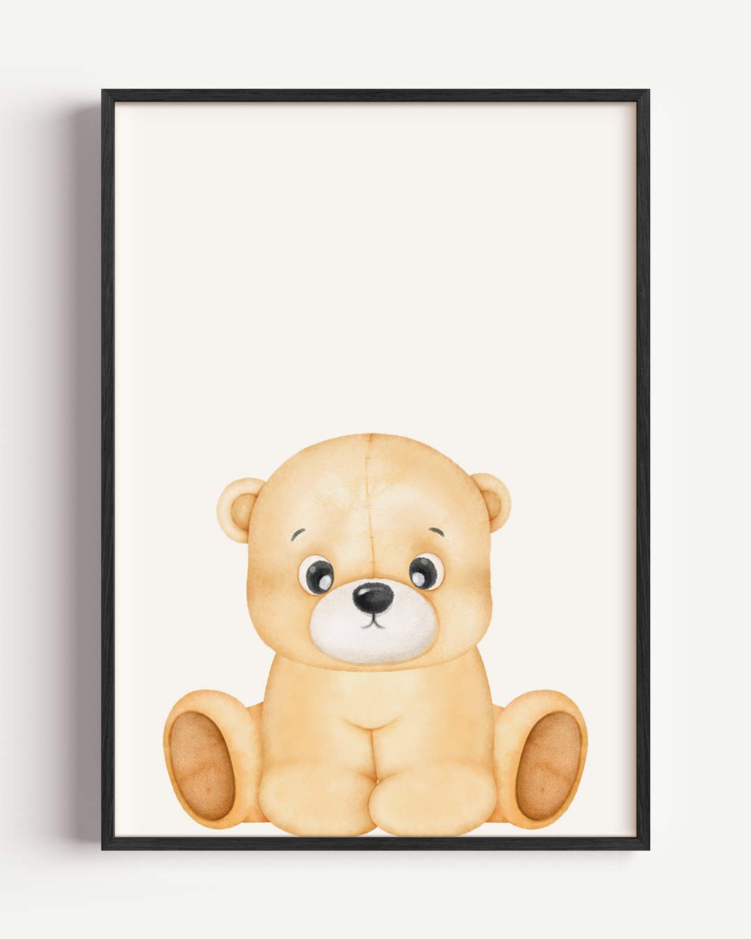 Schattige Beer Kinderkamer Poster-WallArtistic