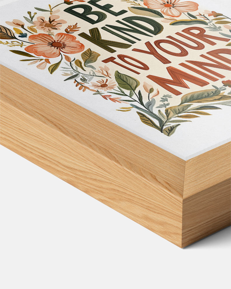 Bloemenposter met Inspirerende Tekst Poster