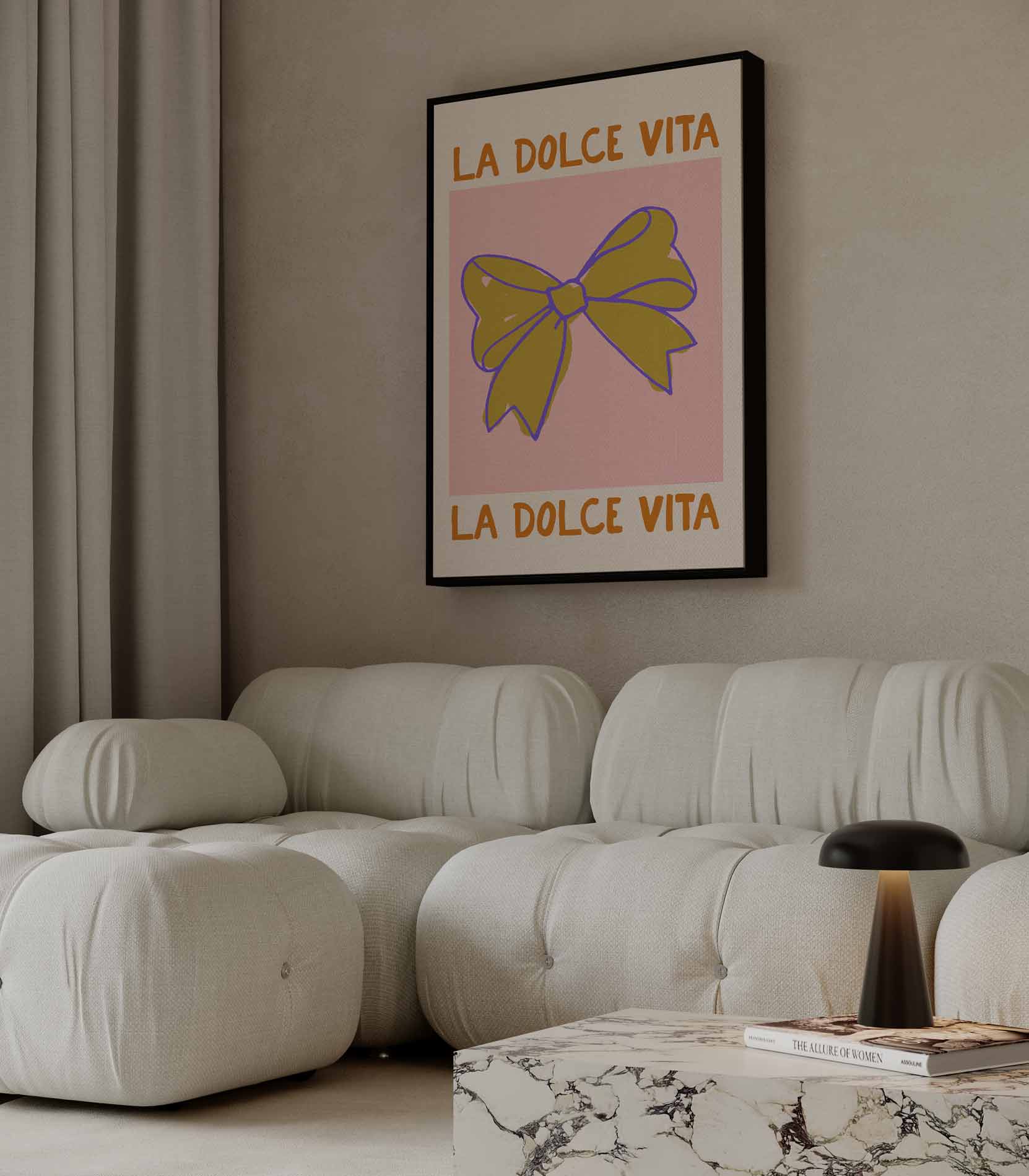 La Dolce Vita Kunstwerk-canvas-dibond-plexiglas-wanddecoratie-WallArtistic