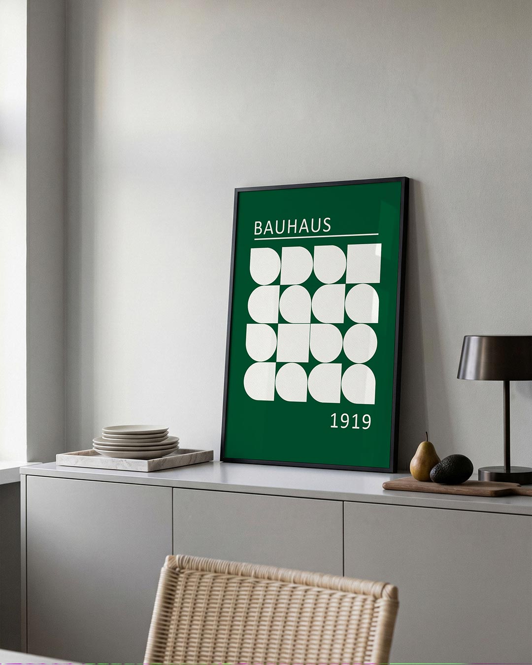 Vormritme en kleur Poster