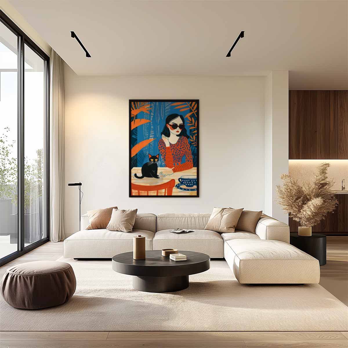 Zonnige Lentedag Kunstwerk-canvas-dibond-plexiglas-wanddecoratie-WallArtistic
