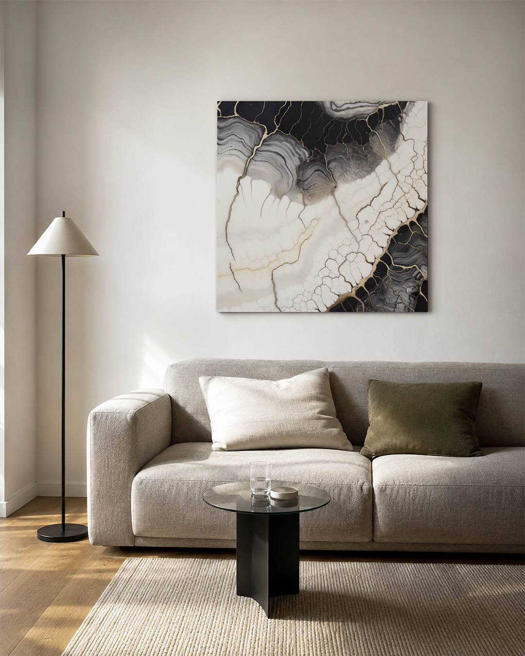Organische lijnen Kunstwerk