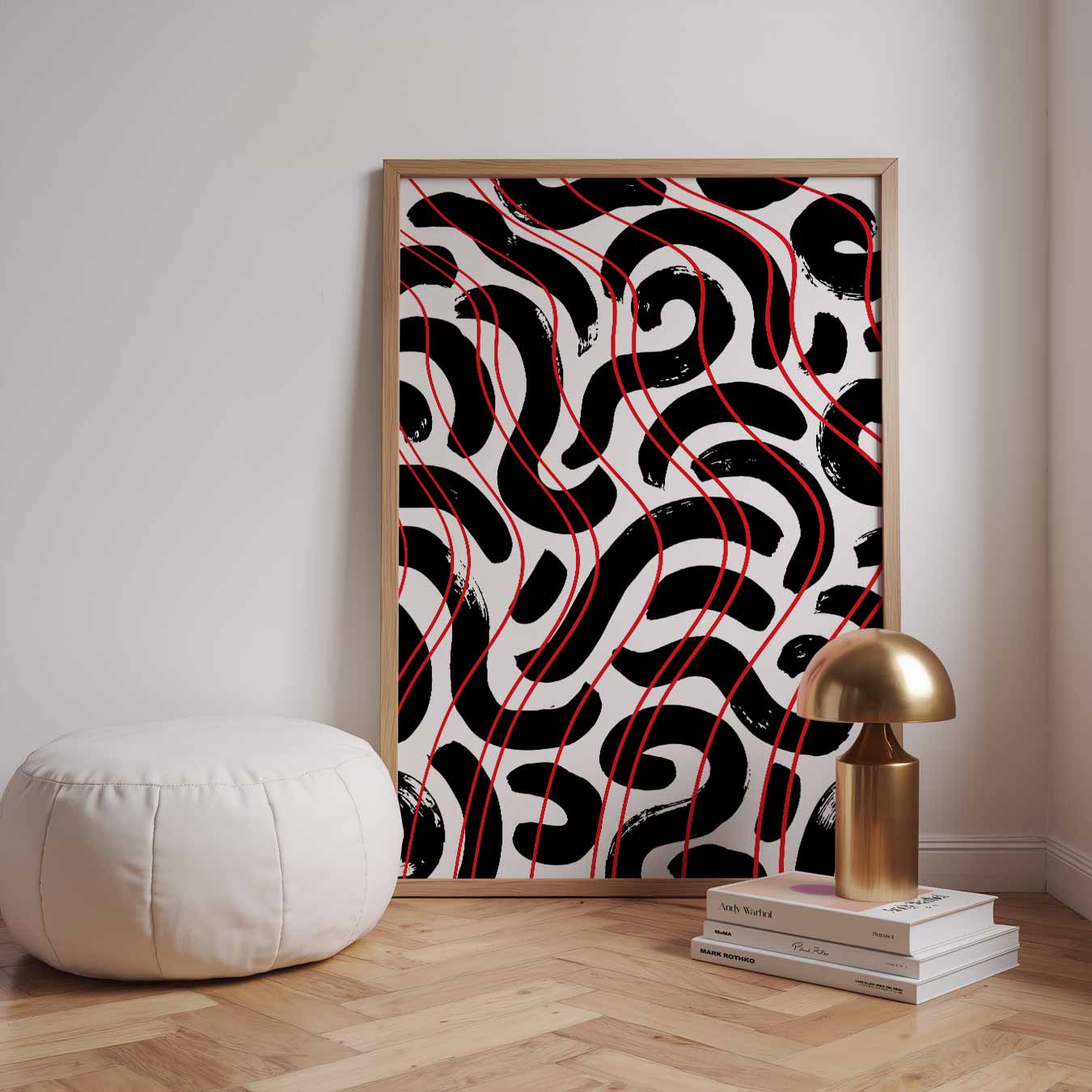 Moderne Abstracte Kunstprint Poster