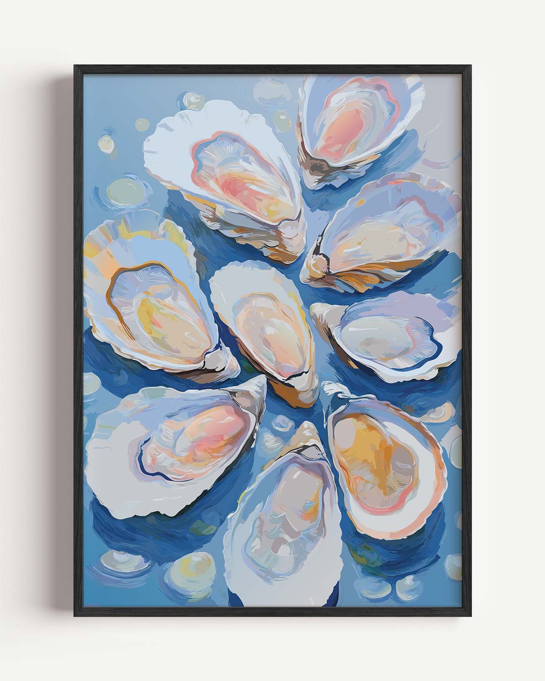 Oceanische Oester Droom Poster-WallArtistic