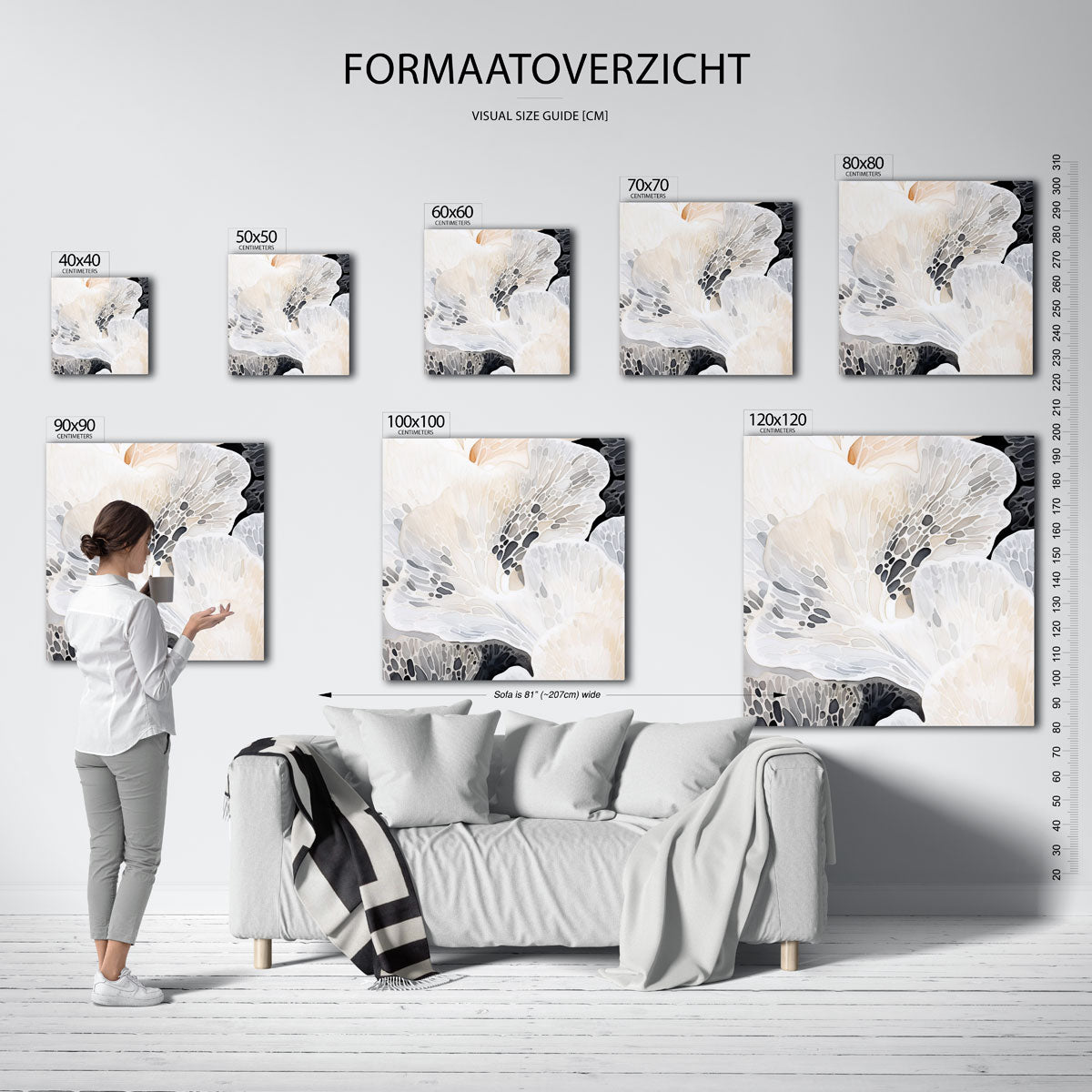 Abstracte vormen Poster