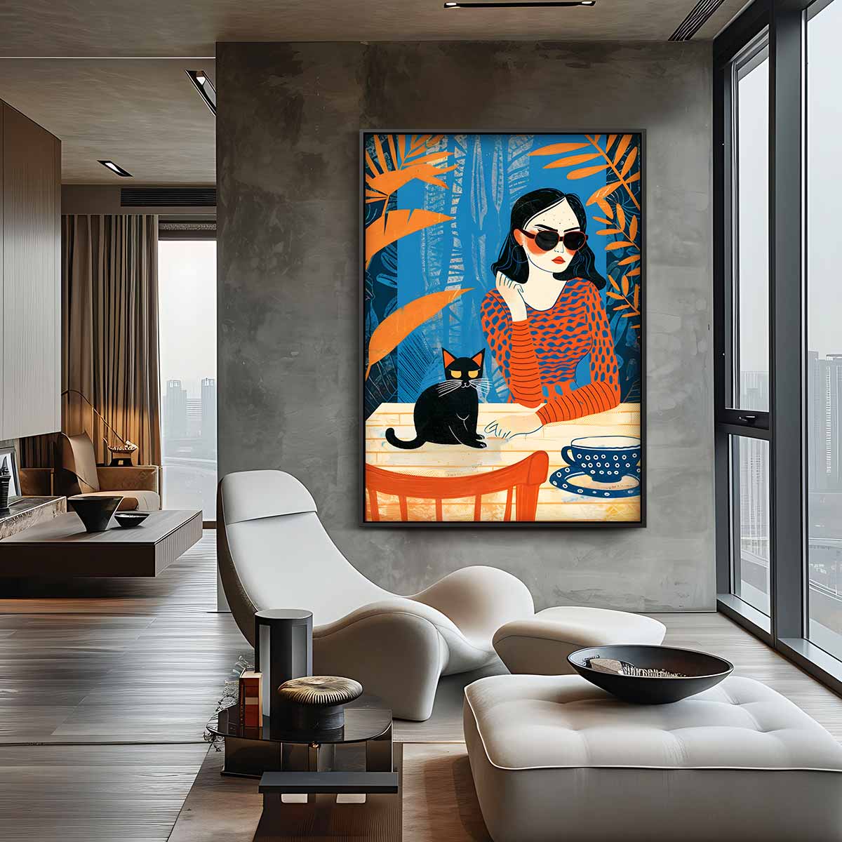 Zonnige Lentedag Kunstwerk-canvas-dibond-plexiglas-wanddecoratie-WallArtistic