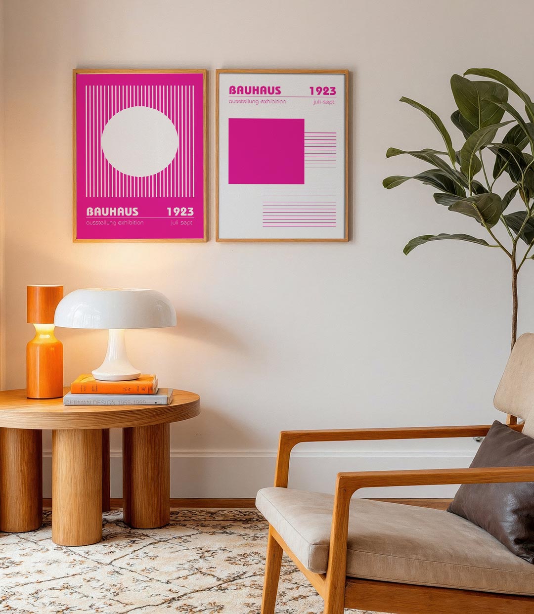 Lijnen en cirkel Posterset