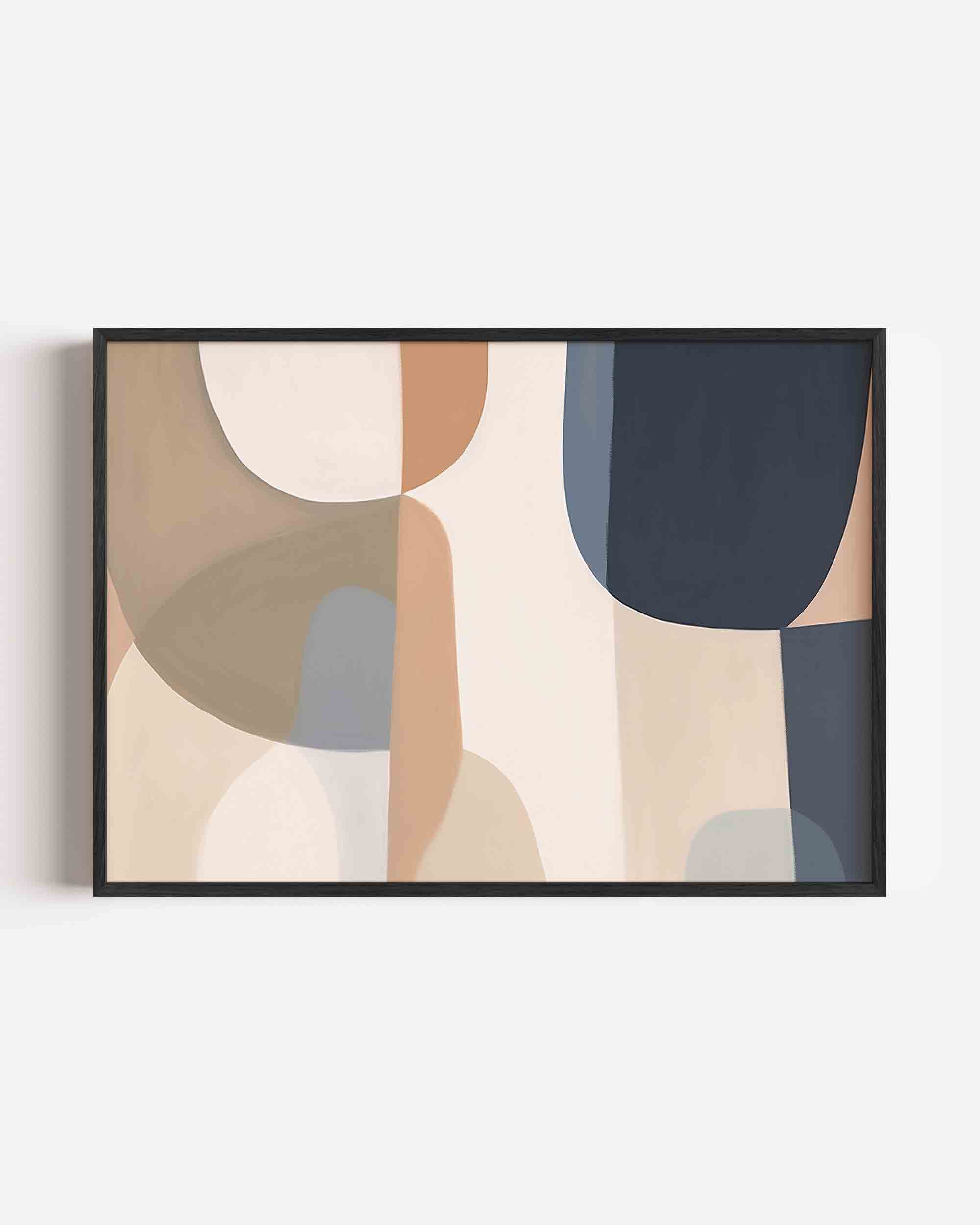 Abstracte vormen Poster