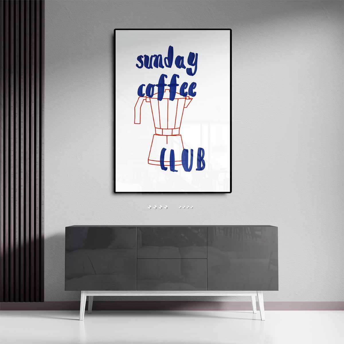 Sunday Coffee Club Poster
