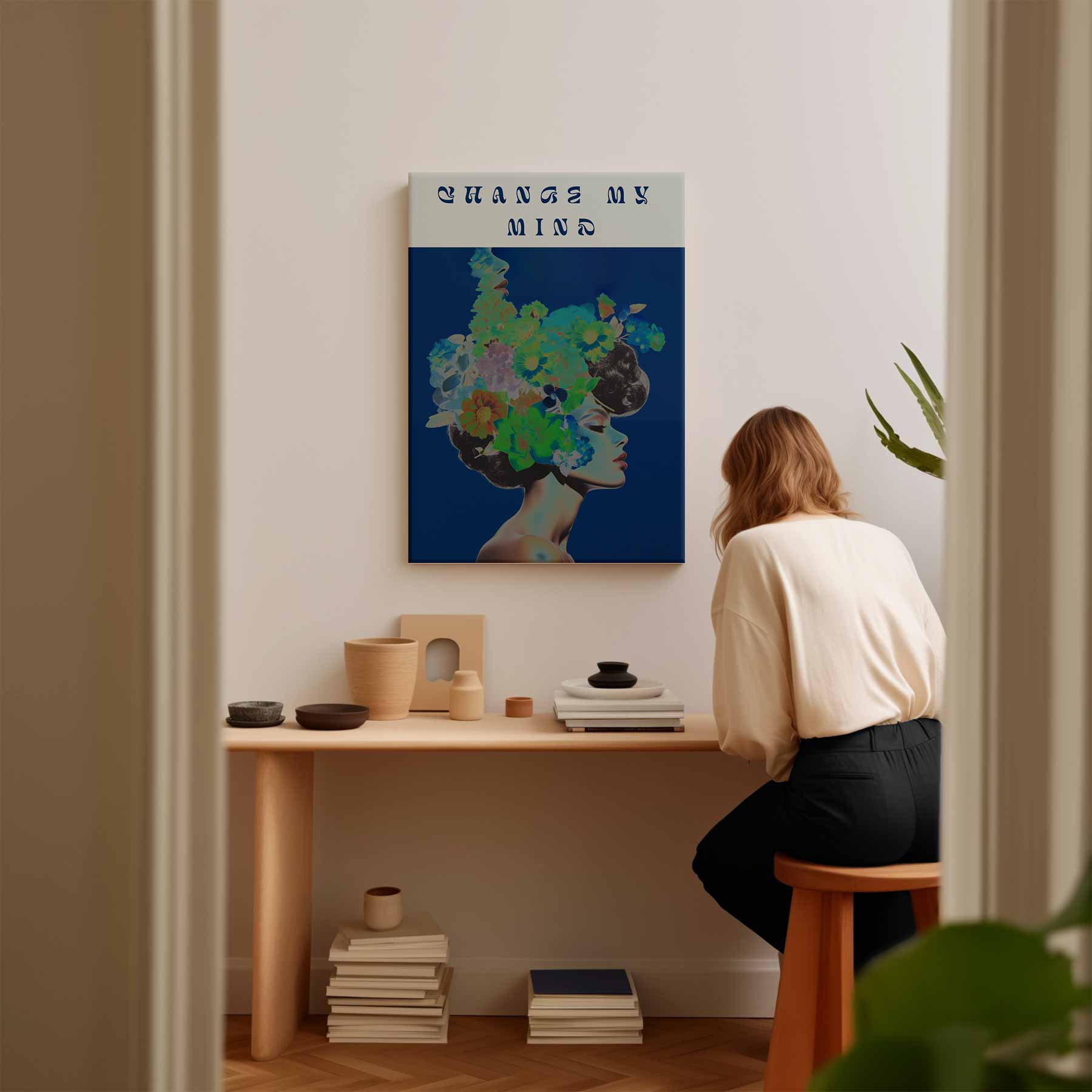 Bloemen van de Geest Kunstwerk-canvas-dibond-plexiglas-wanddecoratie-WallArtistic