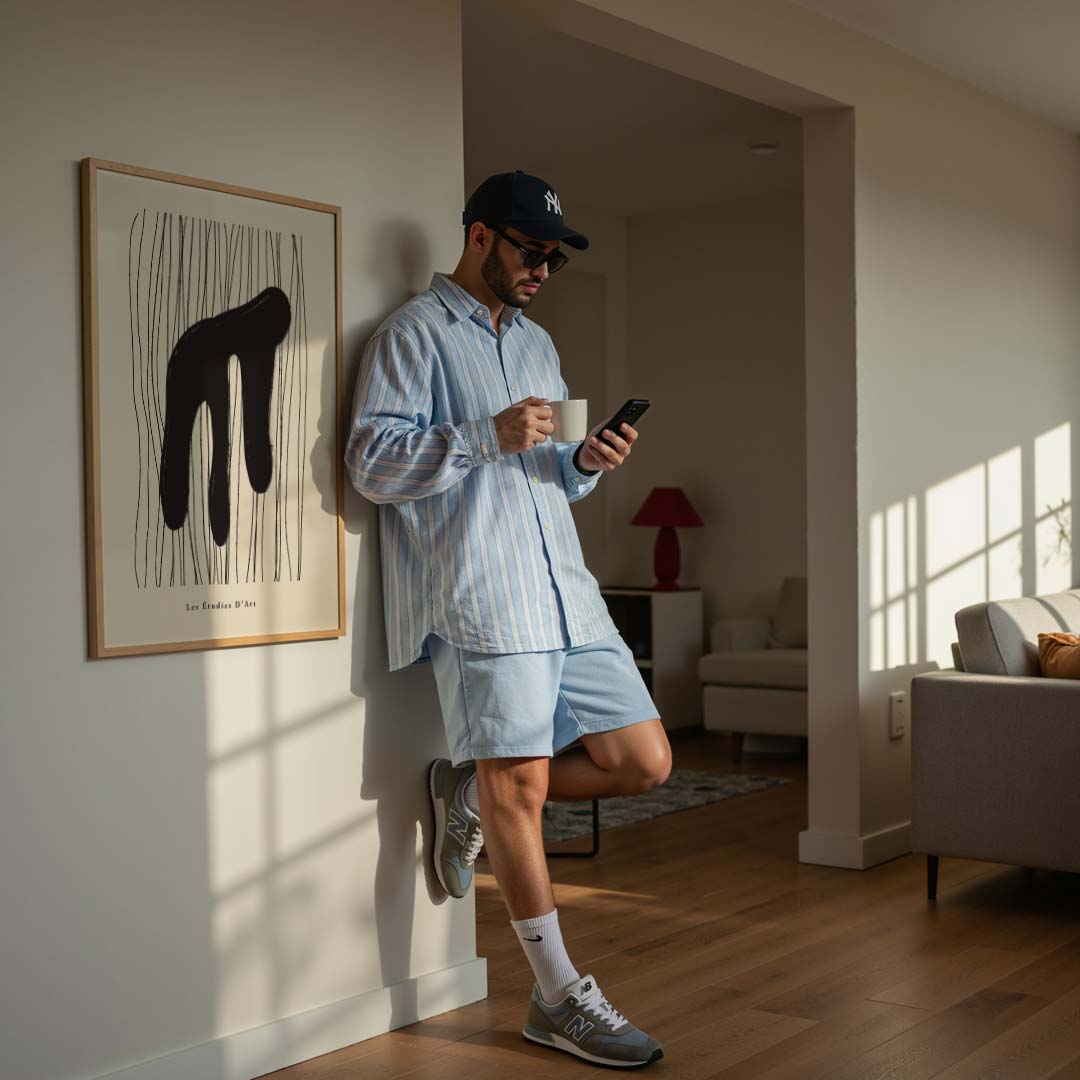 Abstracte Kunstposter - Natuurlijke Elegantie Poster-WallArtistic