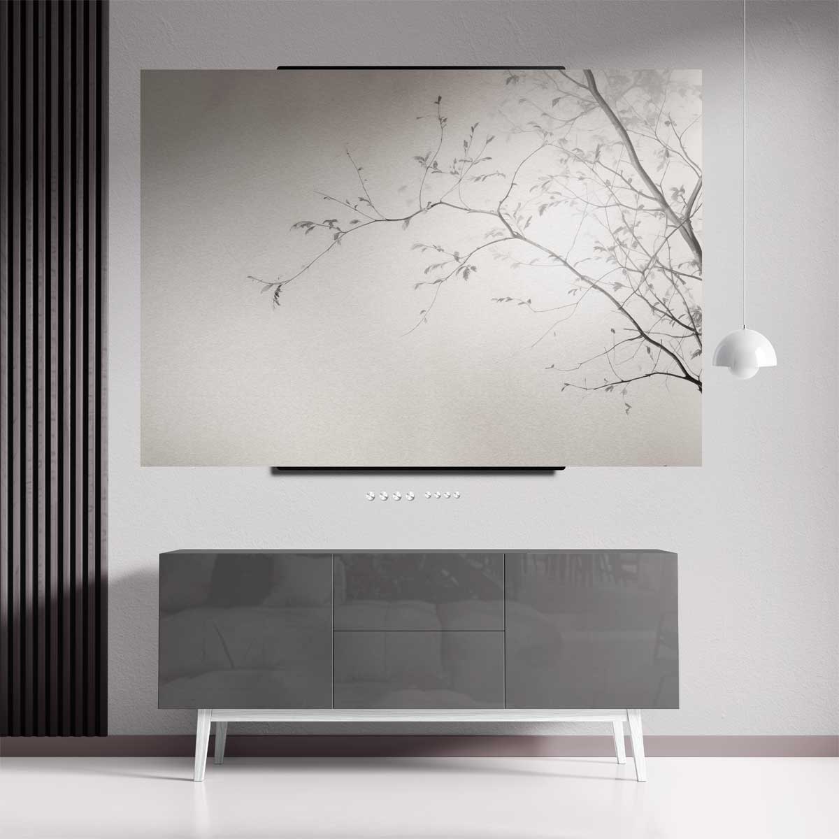Minimalistische Taktekening Kunstwerk-canvas-dibond-plexiglas-wanddecoratie-WallArtistic