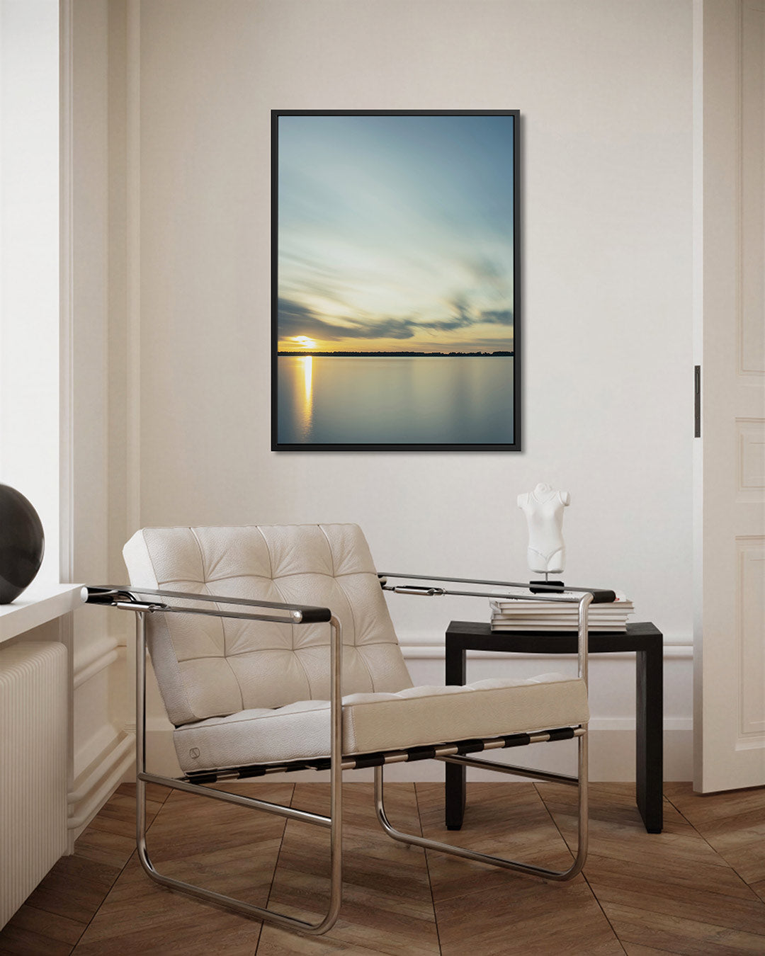 Rustige zonsondergang Kunstwerk