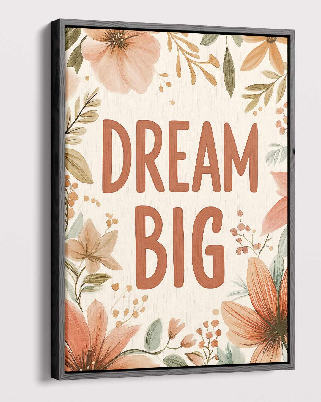 Dromerige Bloemen Inspiratie Poster Kunstwerk-canvas-dibond-plexiglas-wanddecoratie-WallArtistic