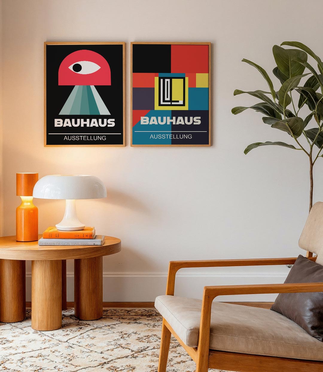 Oog en stralen Posterset