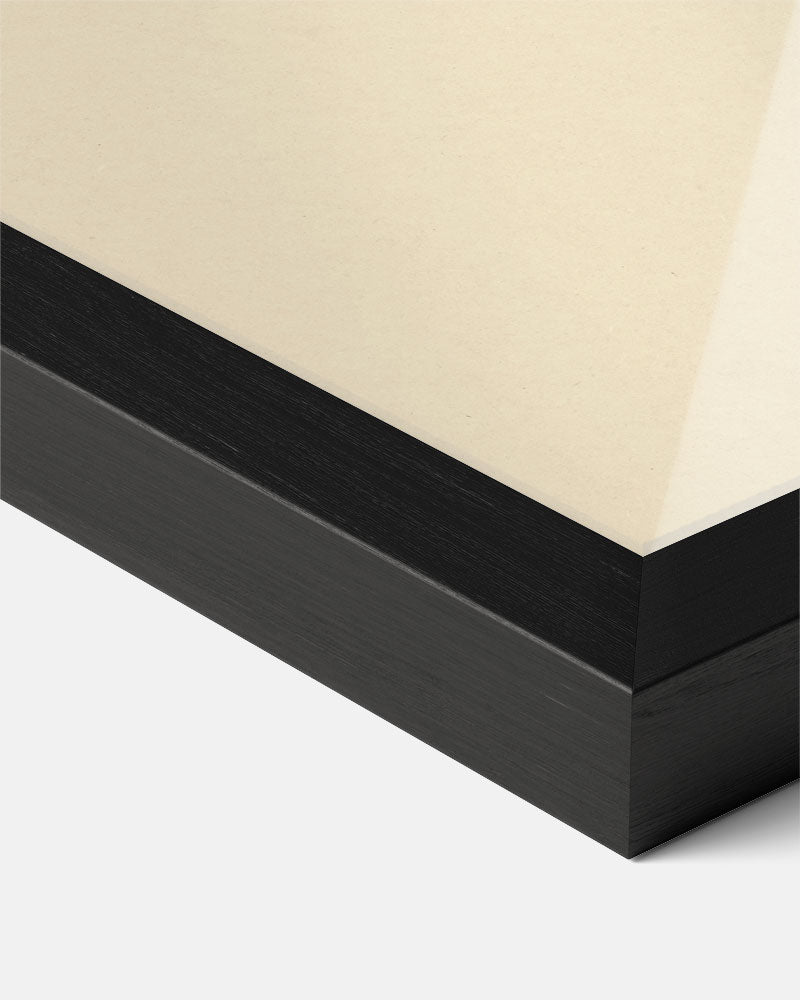 Minimalistische Perzik Illustratie Poster-WallArtistic