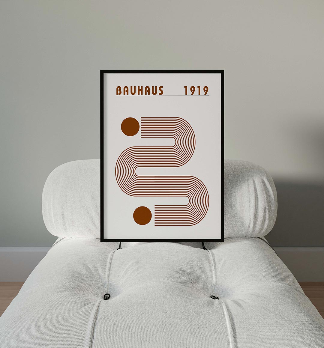Lijnen en vormen Poster