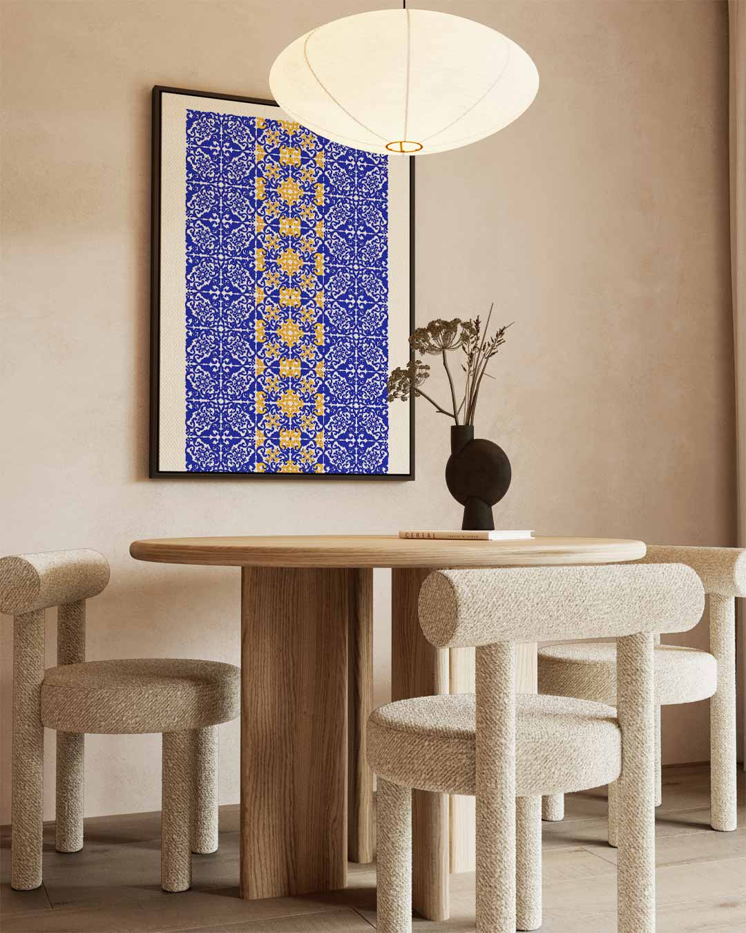 Klassieke Koninklijke Patronen Kunstwerk-canvas-dibond-plexiglas-wanddecoratie-WallArtistic