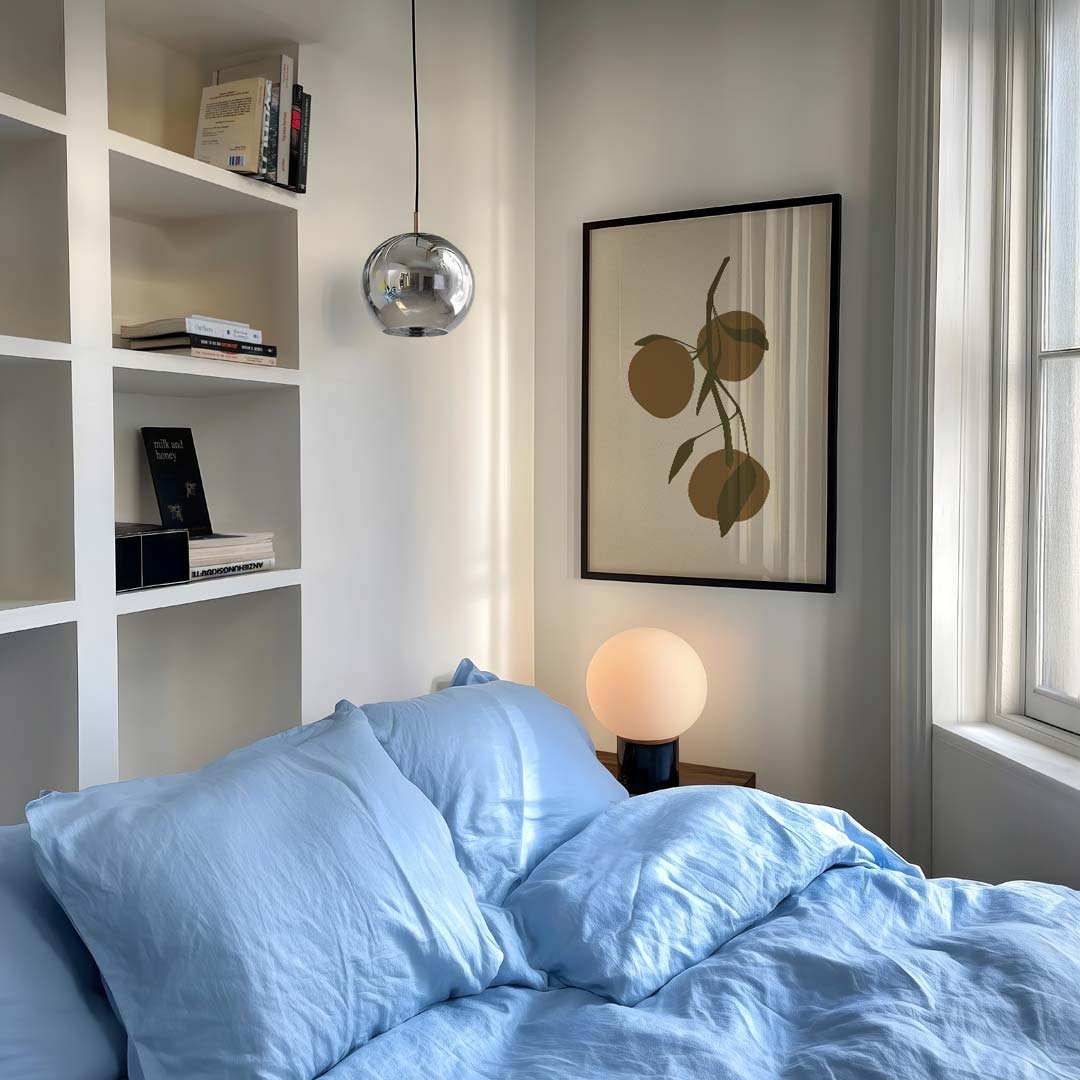 Aardse Oranjetakken Illustratie Poster-WallArtistic