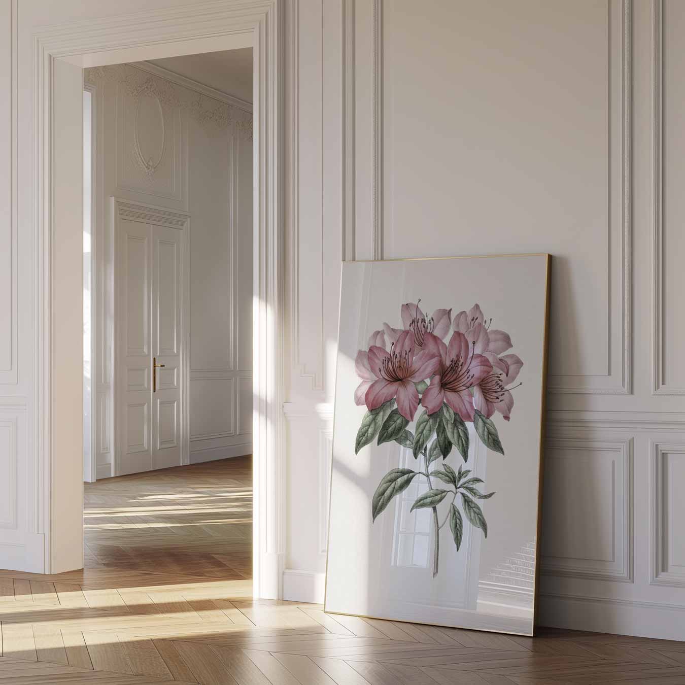 Elegante Bloemenpracht Poster