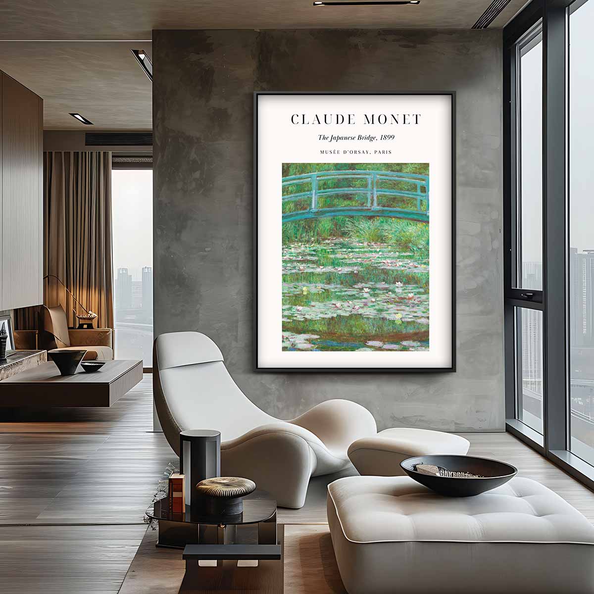 De Japanse Brug Kunstwerk-canvas-dibond-plexiglas-wanddecoratie-WallArtistic