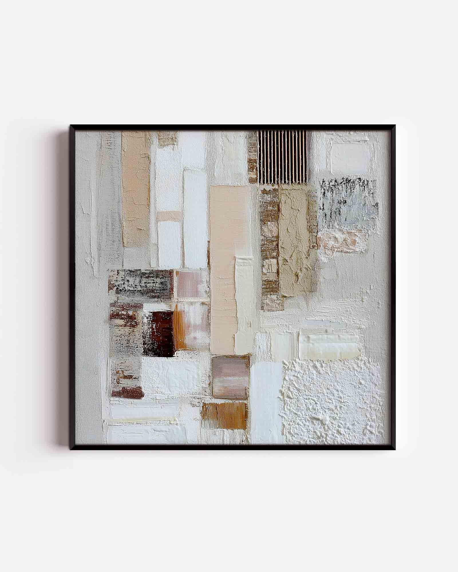 Abstracte rechthoeken Poster