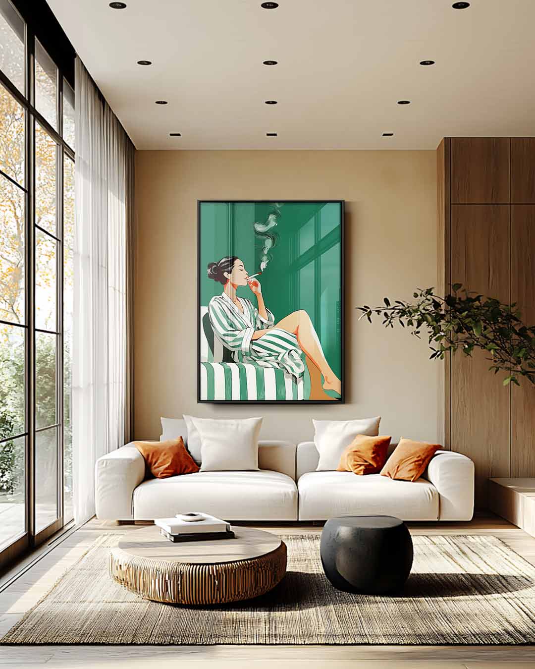 Ontspannen Moment Kunstwerk-canvas-dibond-plexiglas-wanddecoratie-WallArtistic