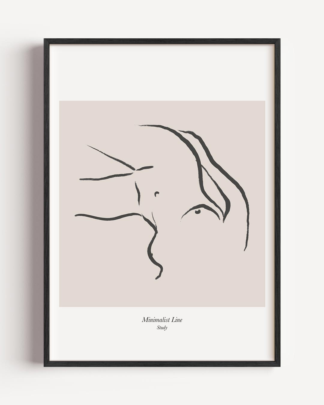 Minimalistische Lijn Kunst Poster-WallArtistic