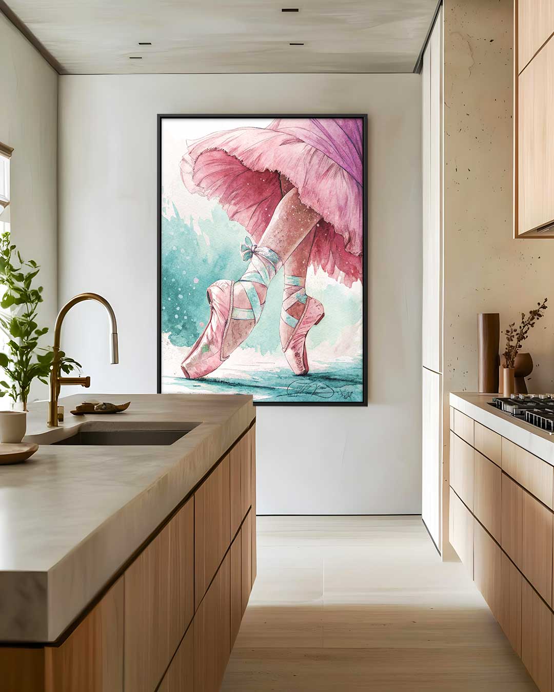 Elegantie in beweging Kunstwerk-canvas-dibond-plexiglas-wanddecoratie-WallArtistic