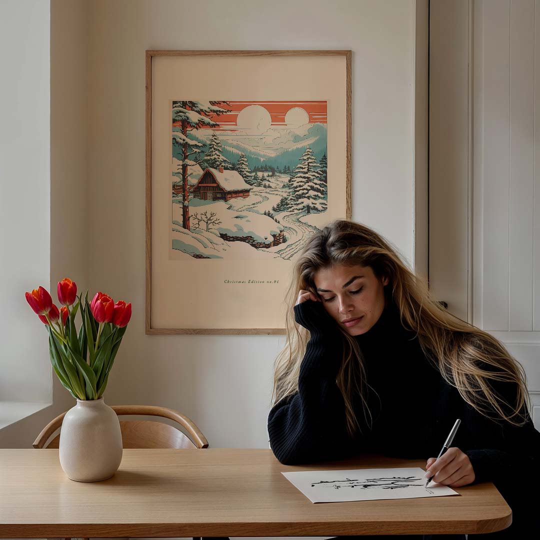 Winter Wonderland Kerstposter-WallArtistic